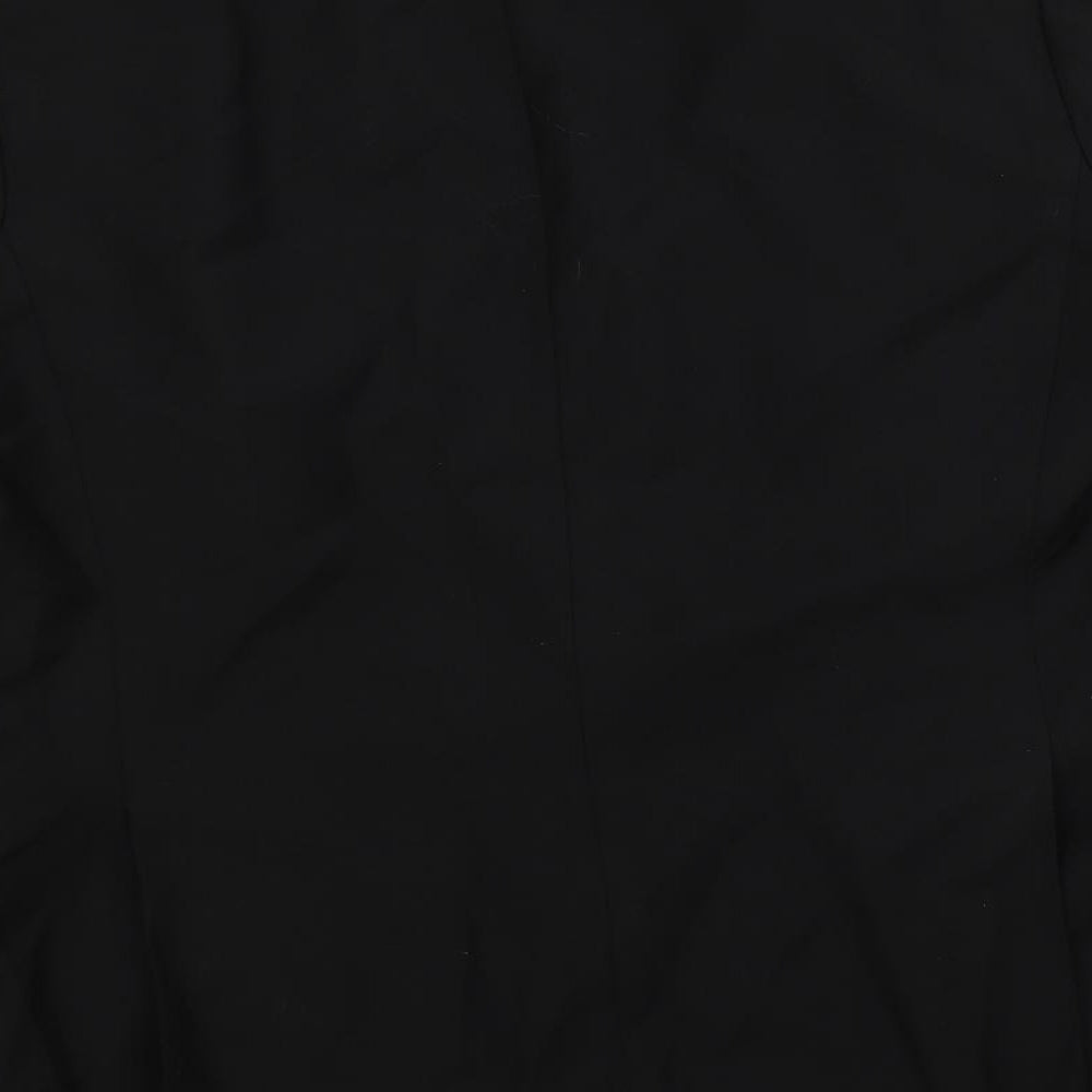 Golden Mirror Womens Black Jacket Blazer Size L Button