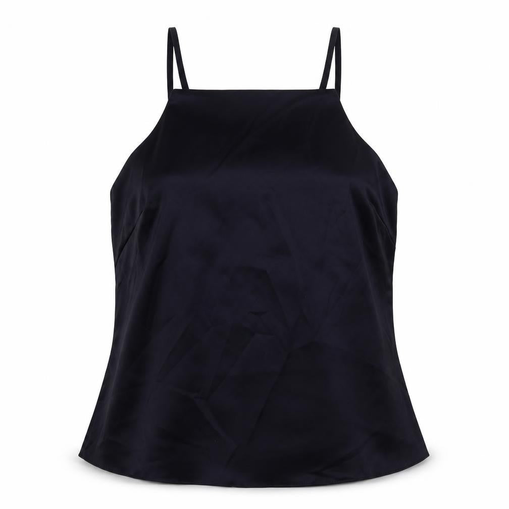 ASOS Womens Blue Polyester Camisole Tank Size 6 Square Neck - Open Back