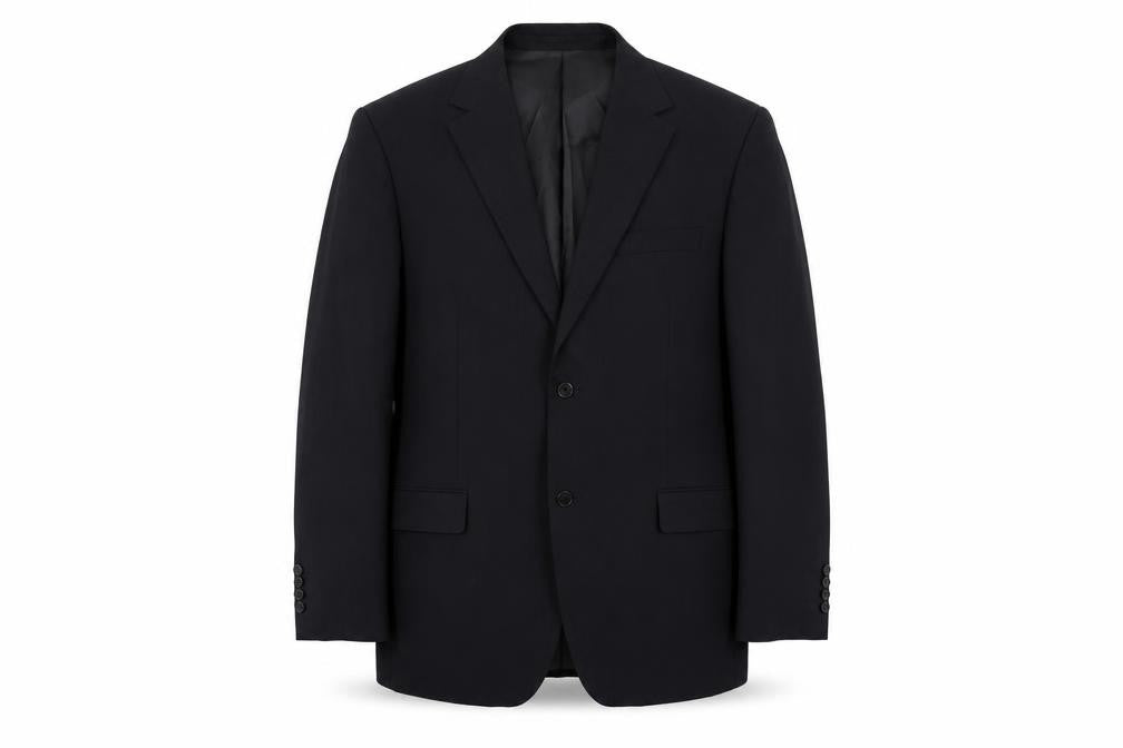 Brook Taverner Mens Grey Wool Jacket Suit Jacket Size 44 Regular