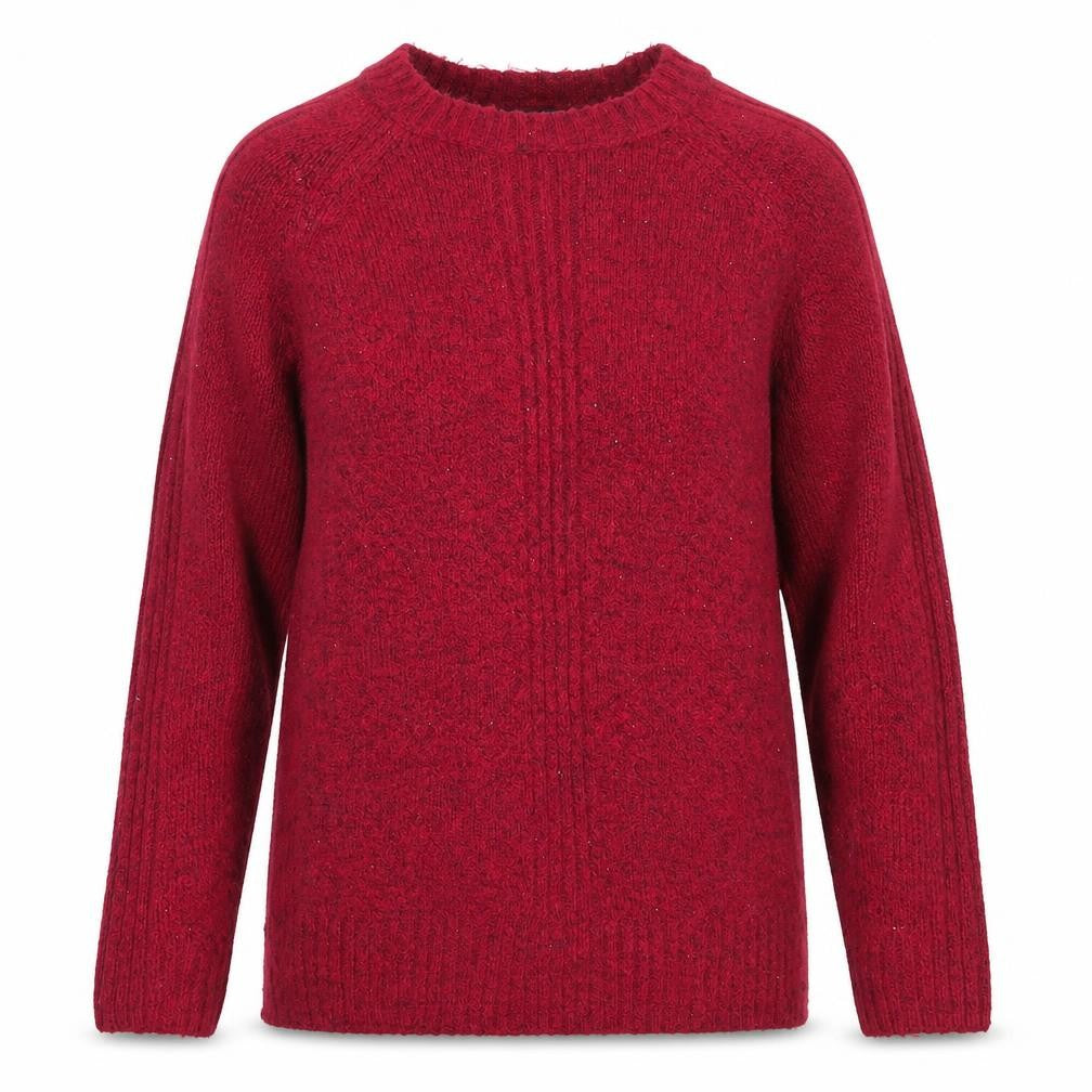 Marks & Spencer Womens Pink Round Neck Acrylic Pullover Jumper Size XS