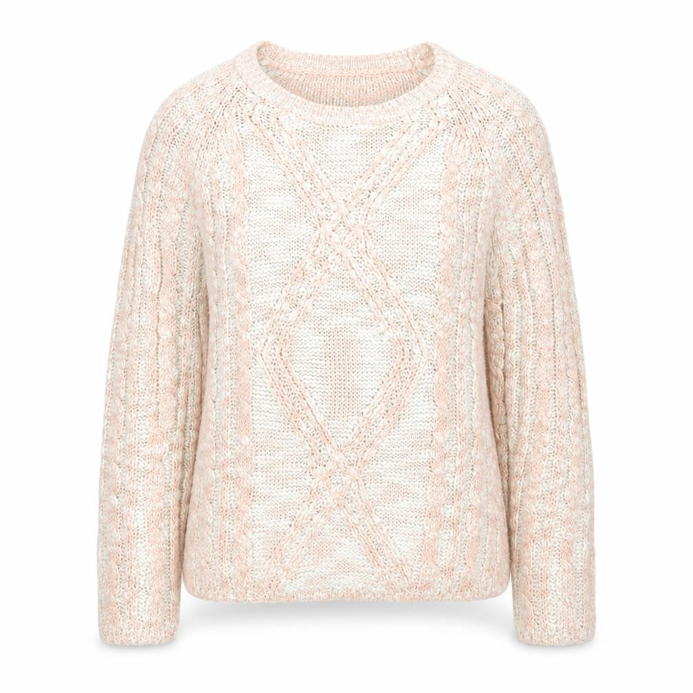 Dorothy Perkins Womens Beige Round Neck Acrylic Pullover Jumper Size 10