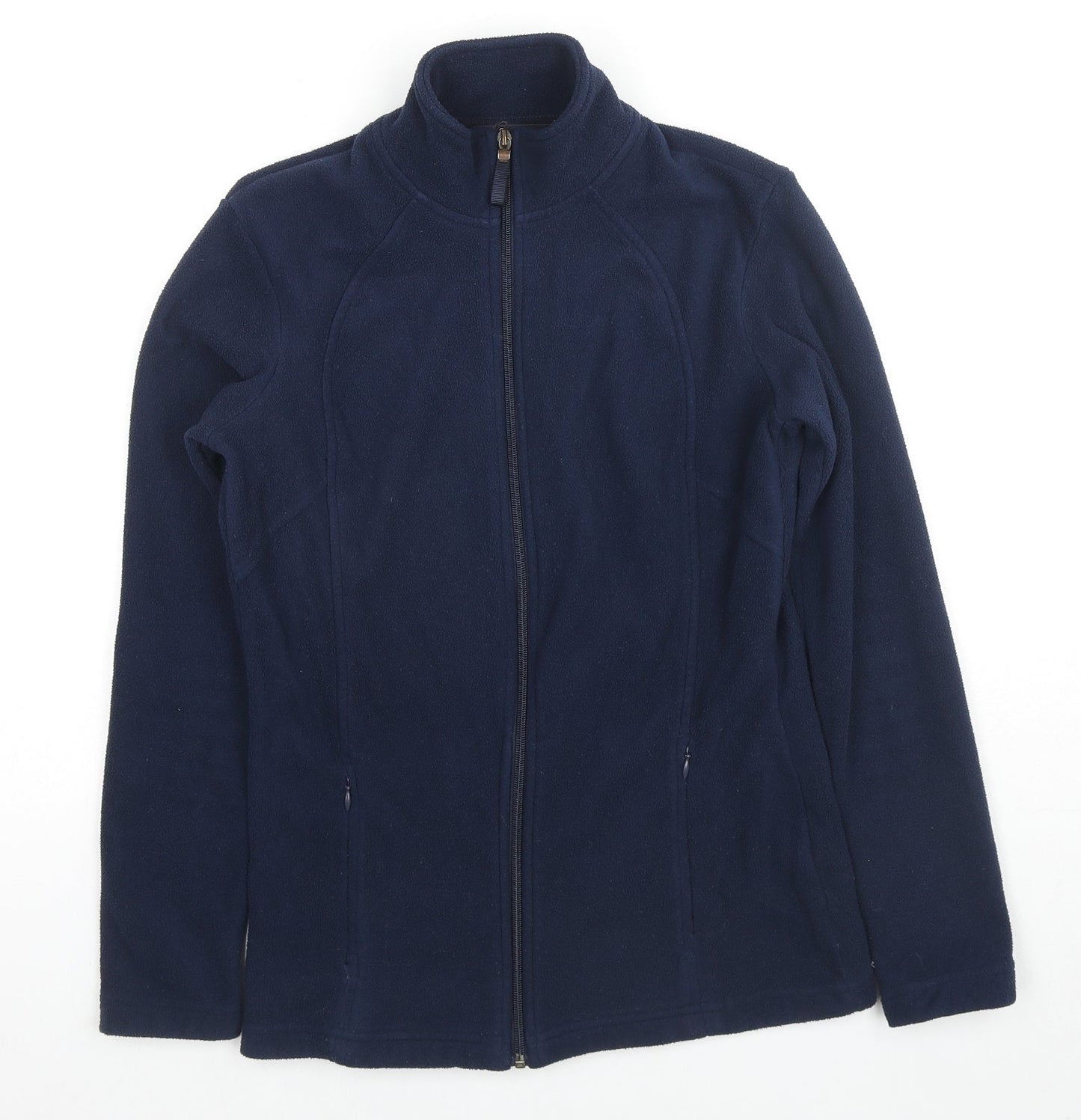 Marks and Spencer Womens Blue Jacket Size 8 Zip