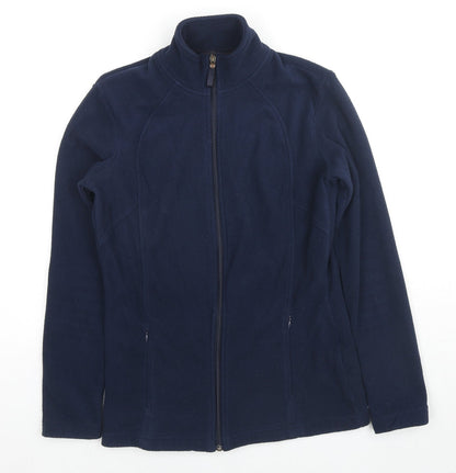 Marks & Spencer Womens Blue Jacket Size 8 Zip