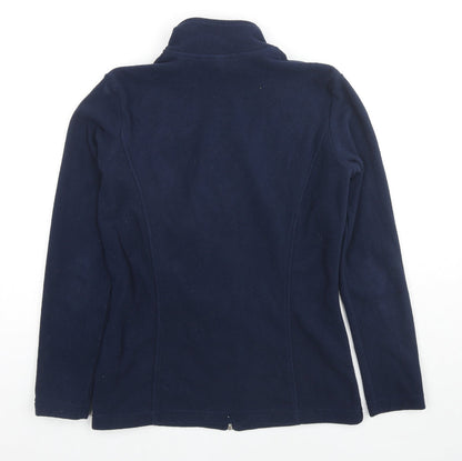 Marks & Spencer Womens Blue Jacket Size 8 Zip