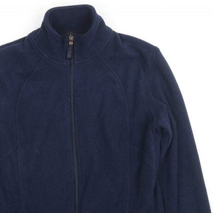 Marks & Spencer Womens Blue Jacket Size 8 Zip