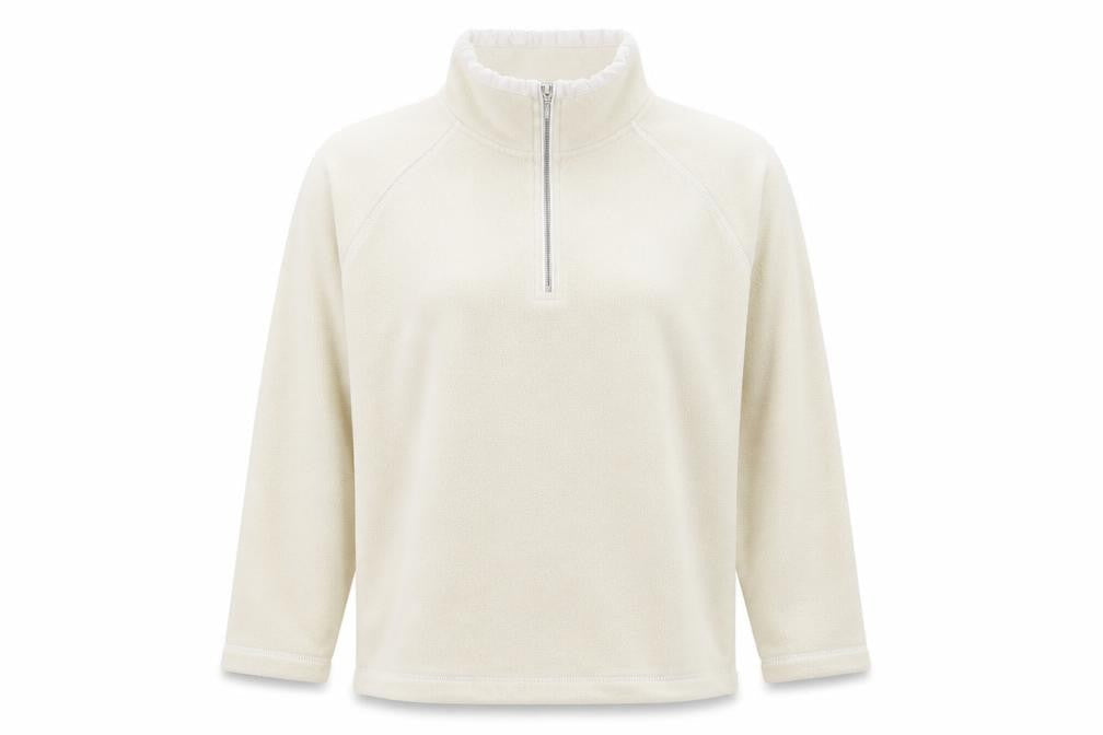 Casual Club Womens Beige Polyester Pullover Sweatshirt Size 14 Pullover