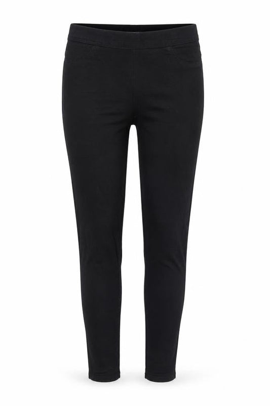 Marks & Spencer Womens Black Cotton Jegging Jeans Size 10 L27 in Regular - Elasticated Waist