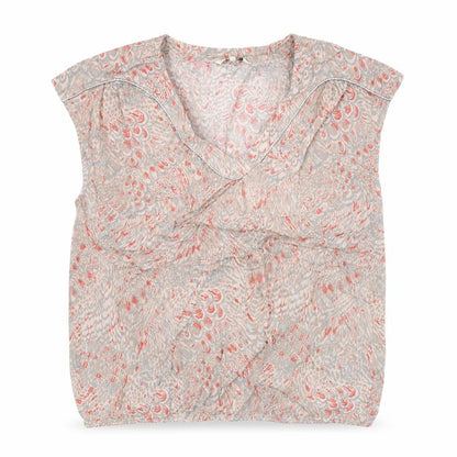 Sandwich Womens Multicoloured Geometric Viscose Basic Blouse Size 10 V-Neck - Glitter