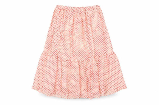 Saint Tropez Clothing Womens Beige Geometric Viscose Flare Skirt Size M