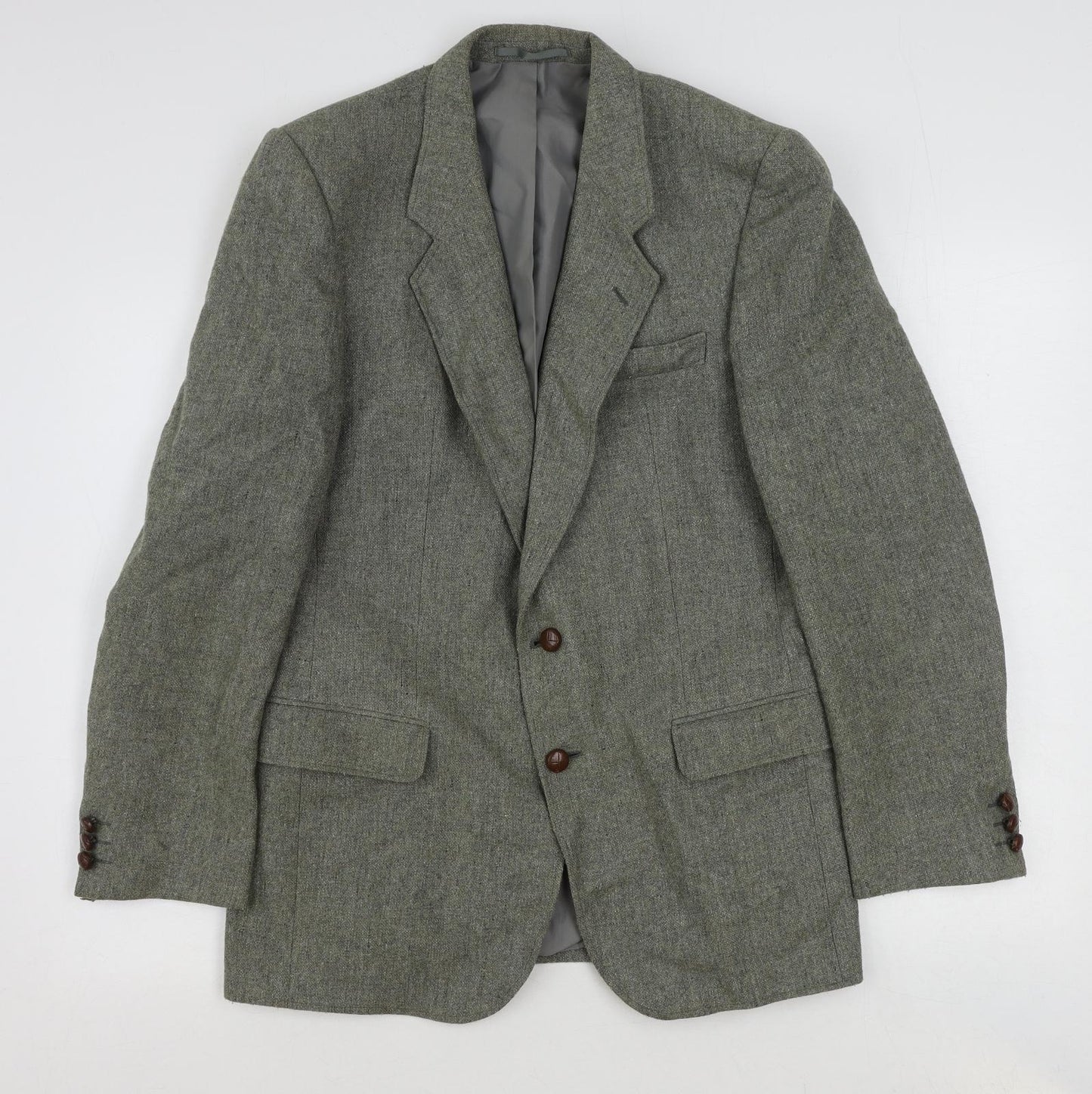 Tweedsmuir Mens Green Polyester Jacket Suit Jacket Size 36 Regular
