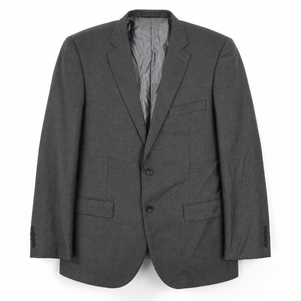 Woolworths Mens Grey Polyester Jacket Suit Jacket Size 42 Regular