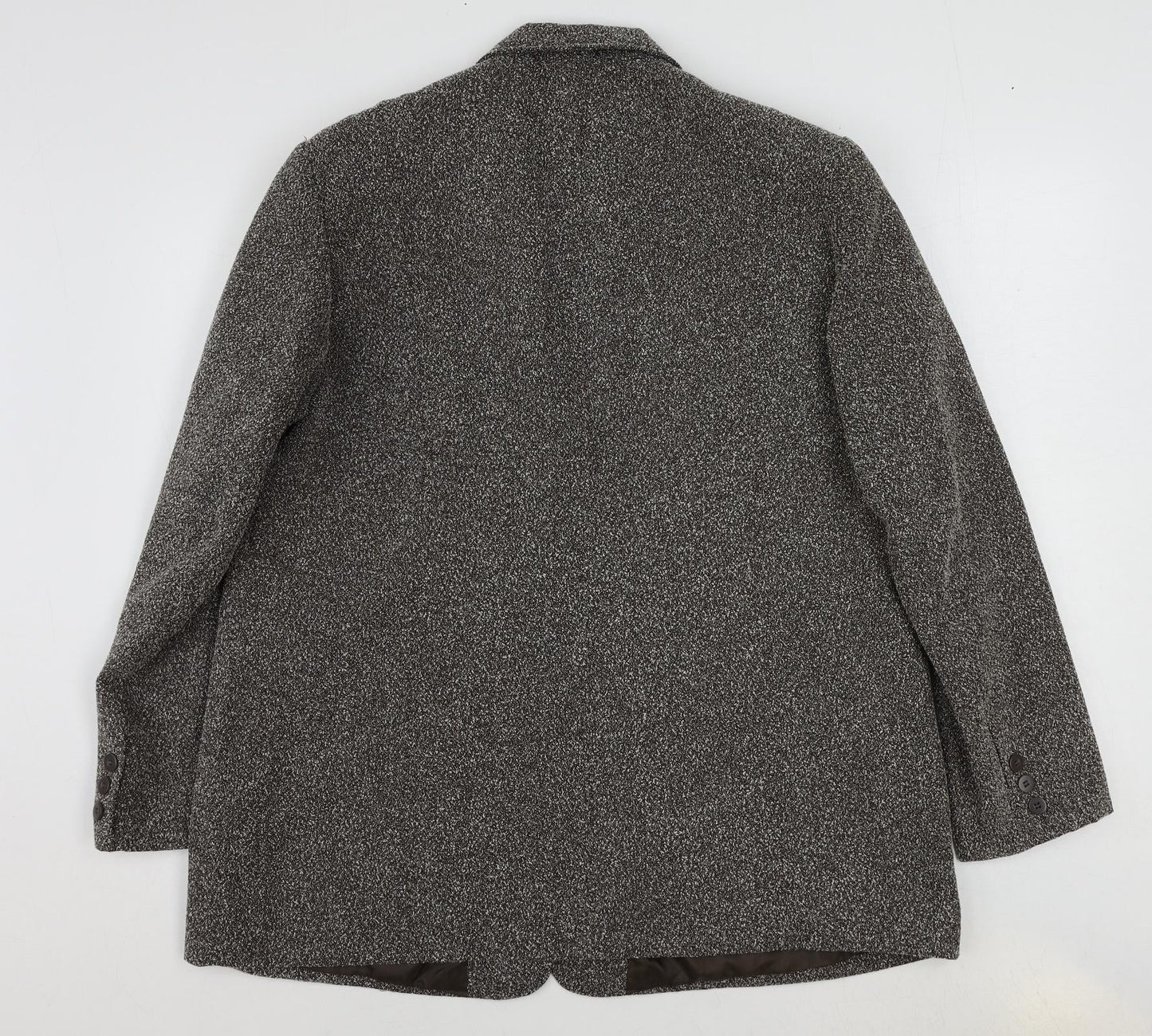 Agenda Womens Brown Polyester Jacket Blazer Size 20