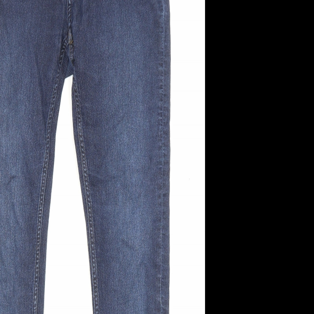 Cheap Monday Womens Blue Cotton Skinny Jeans Size 30 L31 in Regular Zip - Pockets