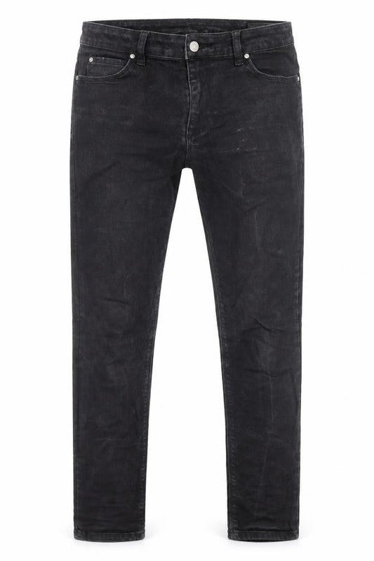 ASOS Mens Black Cotton Skinny Jeans Size 30 in L30 in Regular Zip - Pockets
