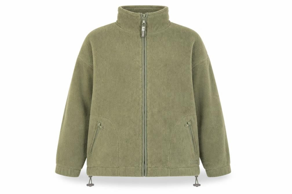 Active Womens Green Bomber Jacket Coat Size 14 Zip