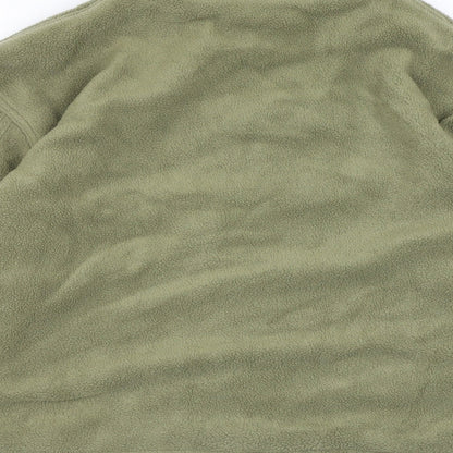 Active Womens Green Bomber Jacket Coat Size 14 Zip