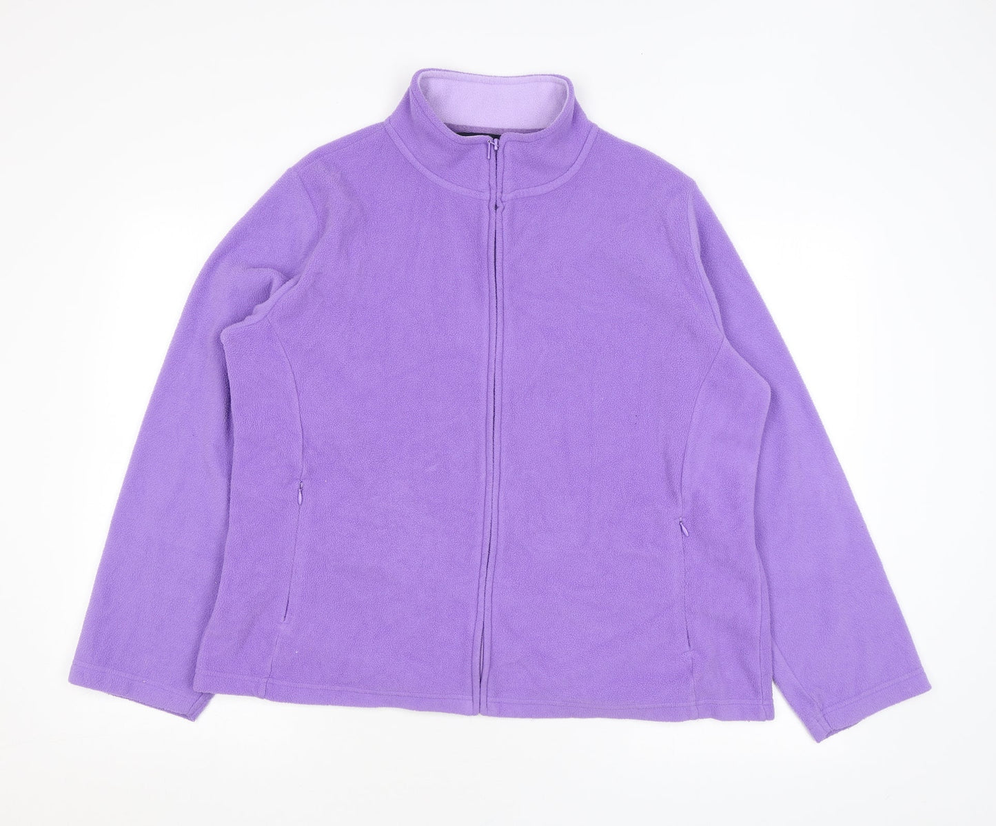 EWM Womens Purple Jacket Size L Zip