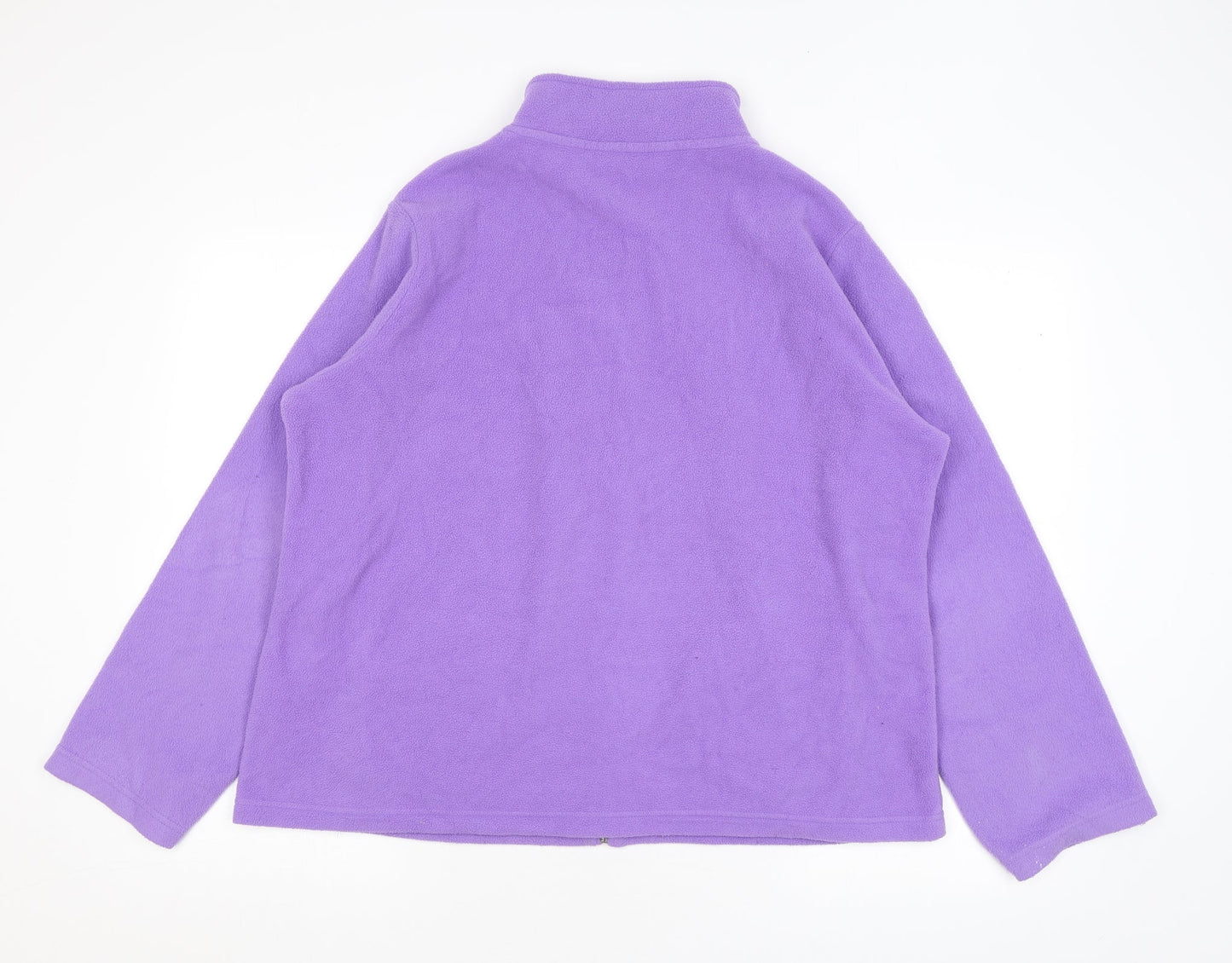 EWM Womens Purple Jacket Size L Zip