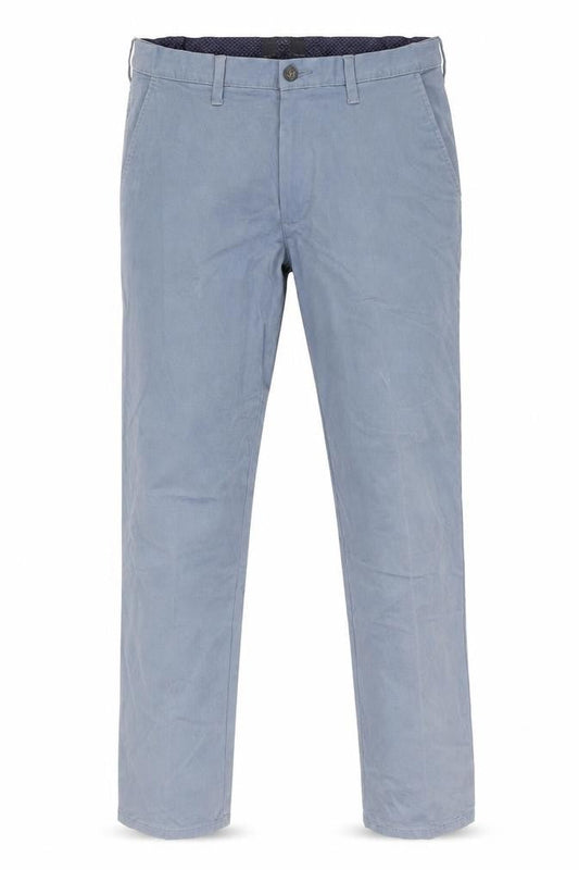 Marks & Spencer Mens Black Cotton Trousers Size 32 in L32 in Regular Zip