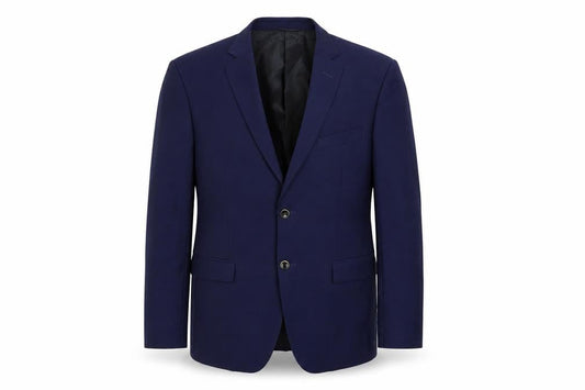 Balmain Mens Blue Wool Jacket Suit Jacket Size 40 Regular