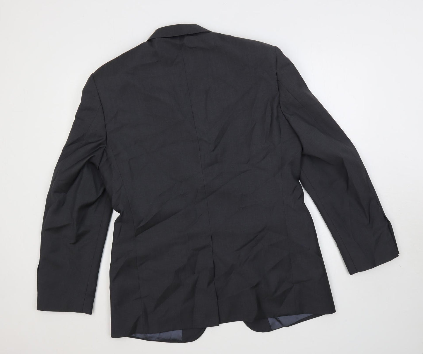 Marks and Spencer Mens Grey Wool Jacket Suit Jacket Size 40 Regular
