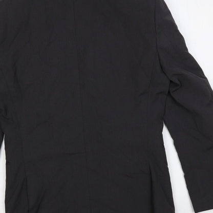 Next Mens Grey Polyester Jacket Suit Jacket Size 36 Regular