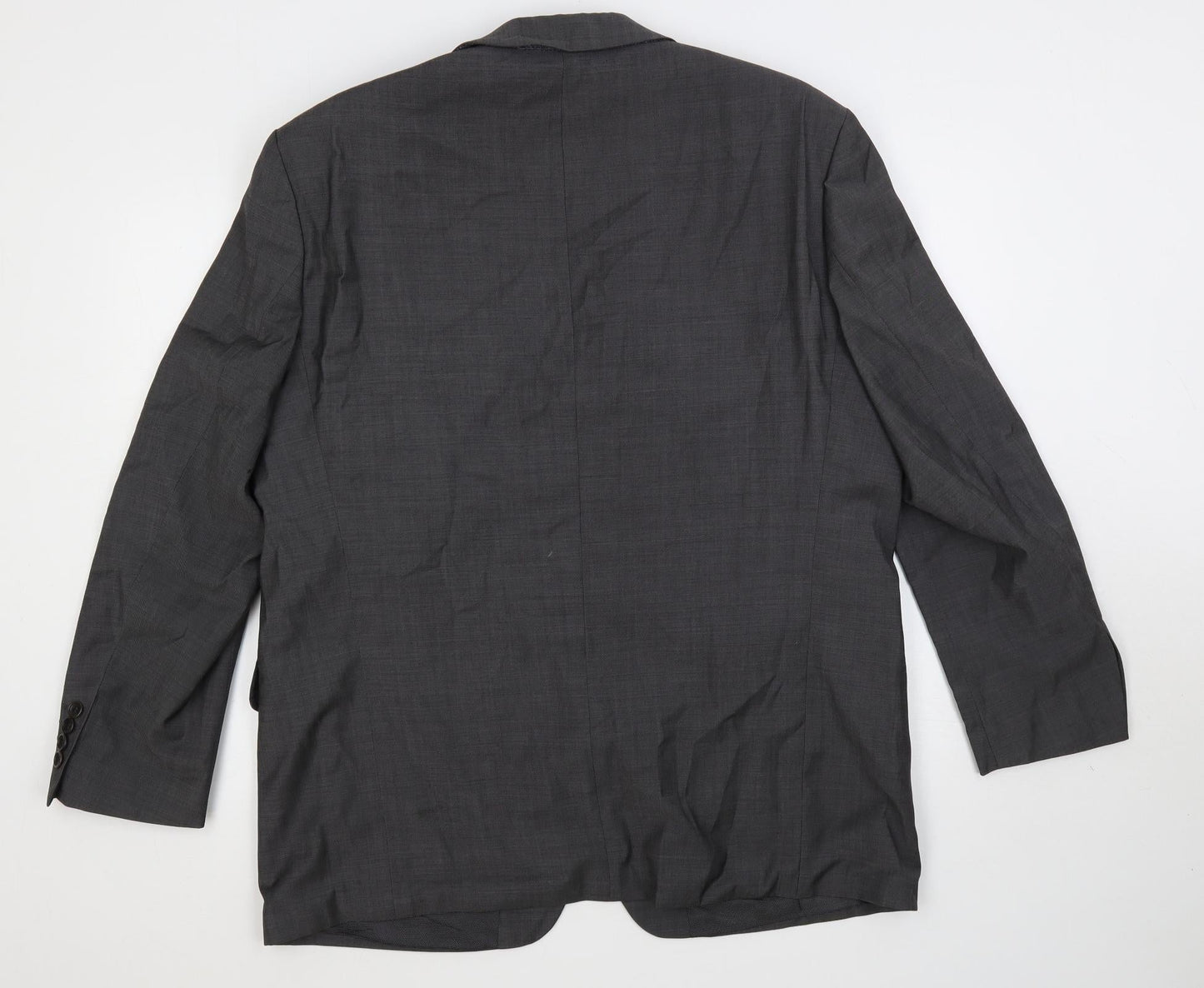 Cerruti Mens Grey Wool Jacket Suit Jacket Size 42 Regular