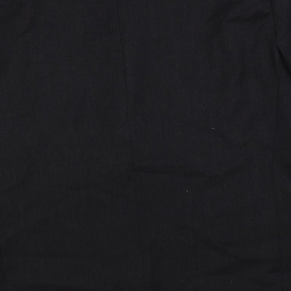Continental Mens Black Wool Jacket Suit Jacket Size 42 Regular
