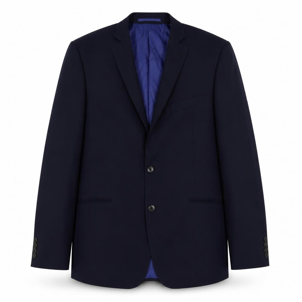 Marks & Spencer Mens Blue Wool Jacket Suit Jacket Size 40 Regular