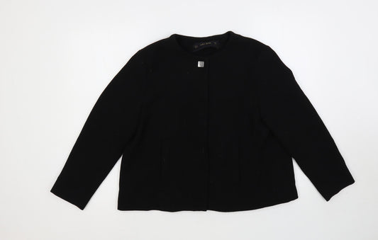 Zara Womens Black Jacket Size M Snap