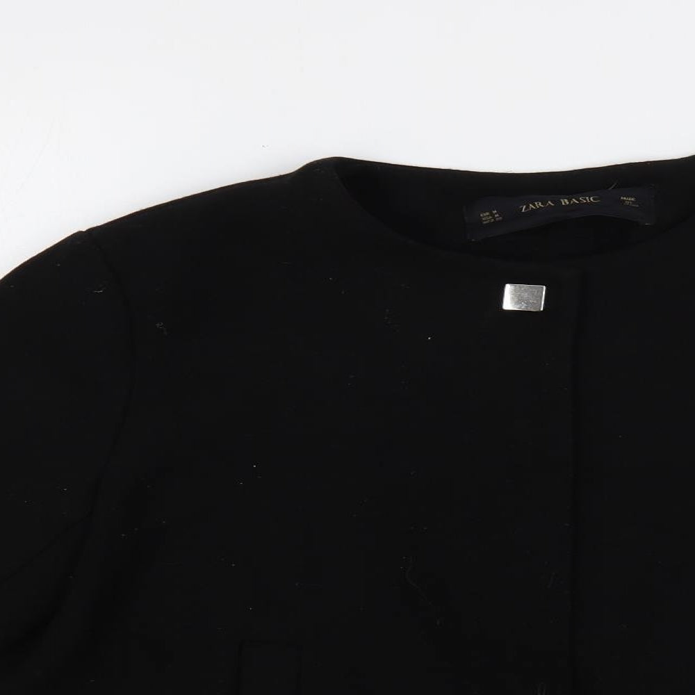 Zara Womens Black Jacket Size M Snap