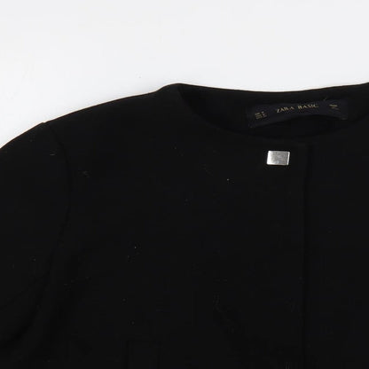 Zara Womens Black Jacket Size M Snap