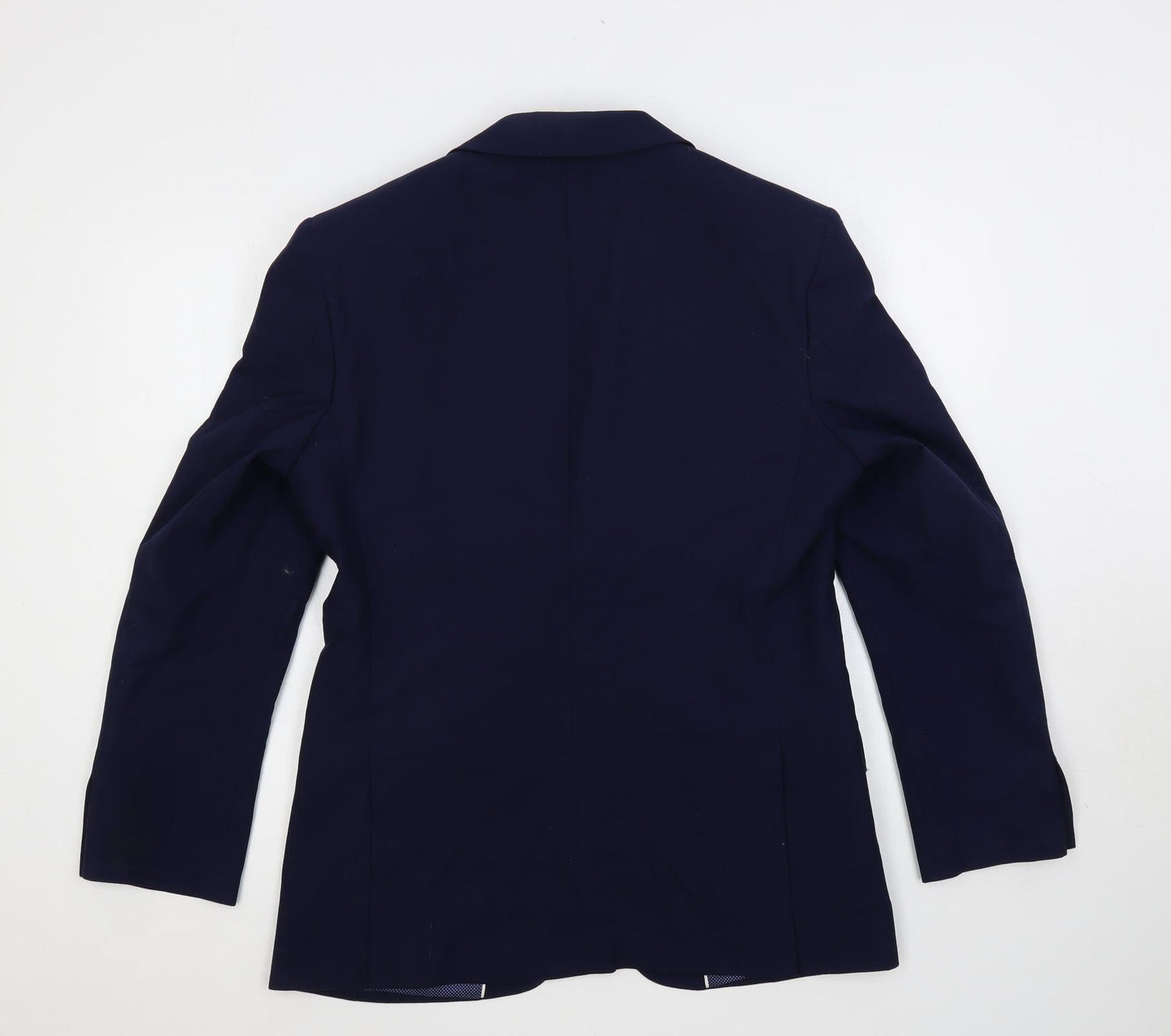 Marks and Spencer Mens Blue Wool Jacket Suit Jacket Size 38 Regular