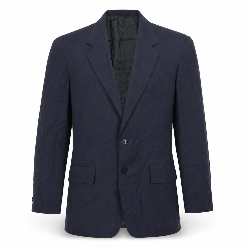 Prep Mens Blue Polyester Jacket Suit Jacket Size 38 Regular