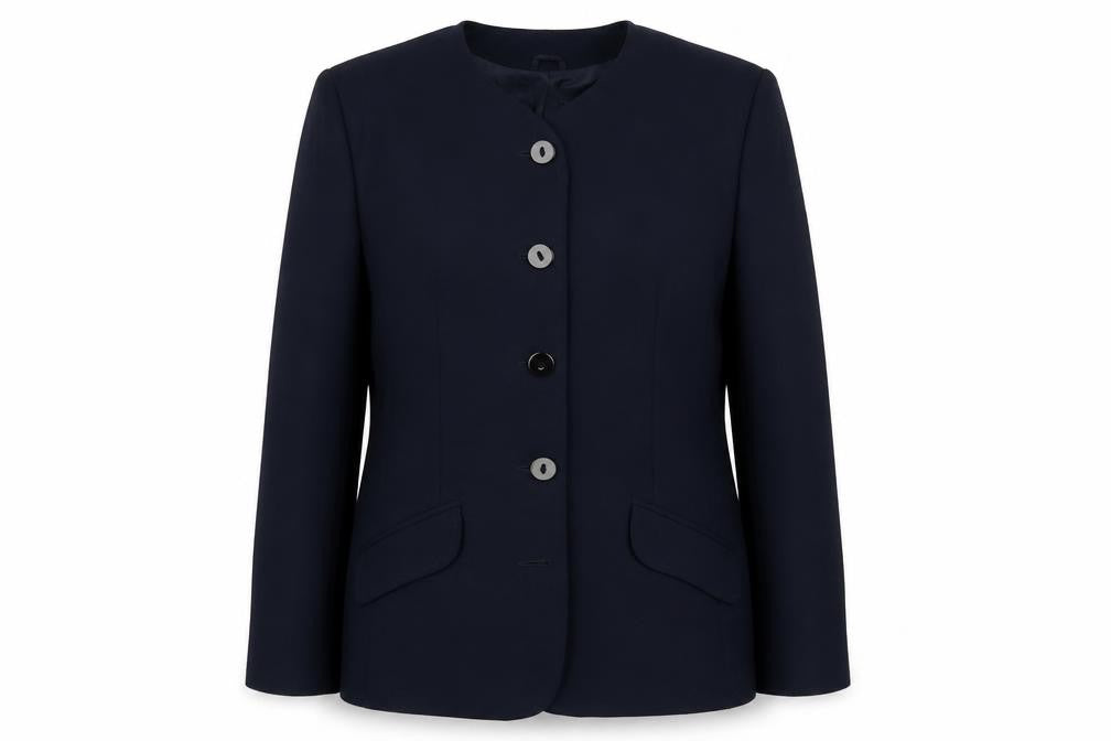 Debenhams Womens Blue Jacket Blazer Size 16 Button