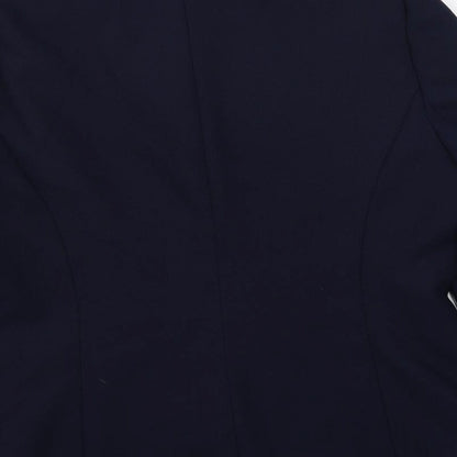 Debenhams Womens Blue Jacket Blazer Size 16 Button