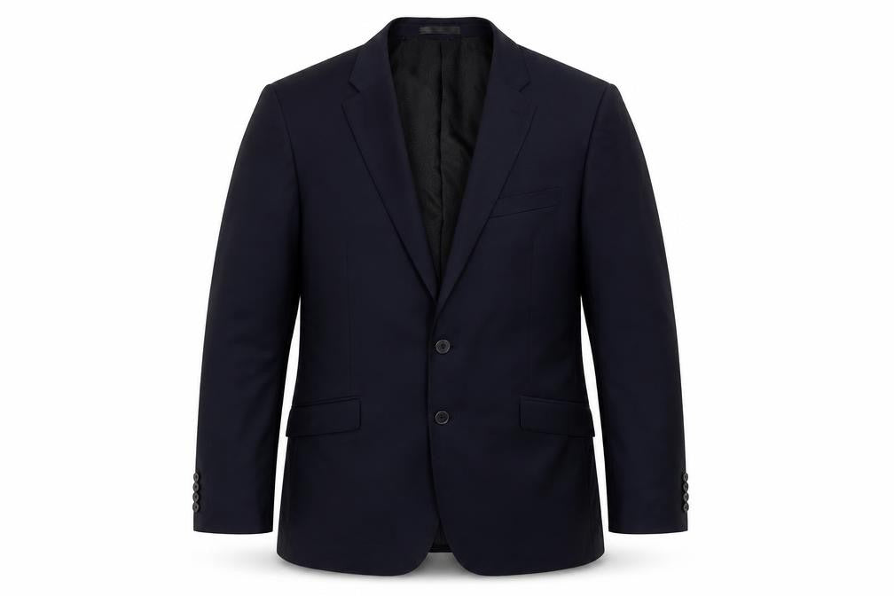 Brook Taverner Mens Blue Polyester Jacket Suit Jacket Size 42 Regular
