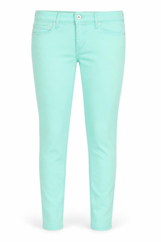 Levi's Womens Green Cotton Skinny Jeans Size 26 in L28 in Regular Zip