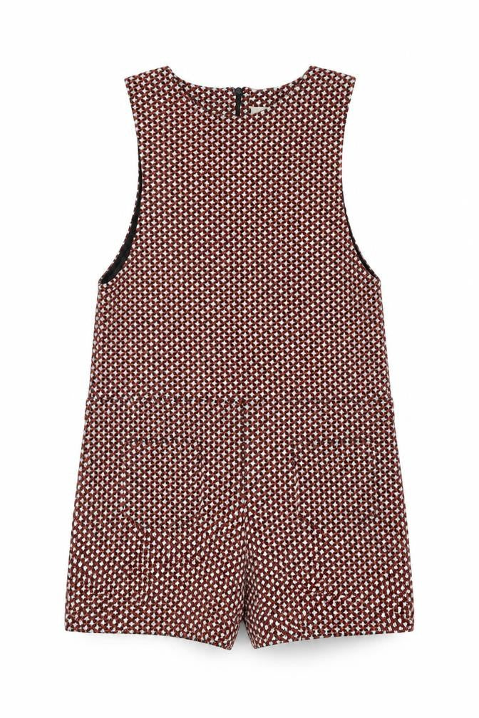 Zara Girls Multicoloured Geometric Polyester Romper Outfit/Set Size 9-10 Years Zip