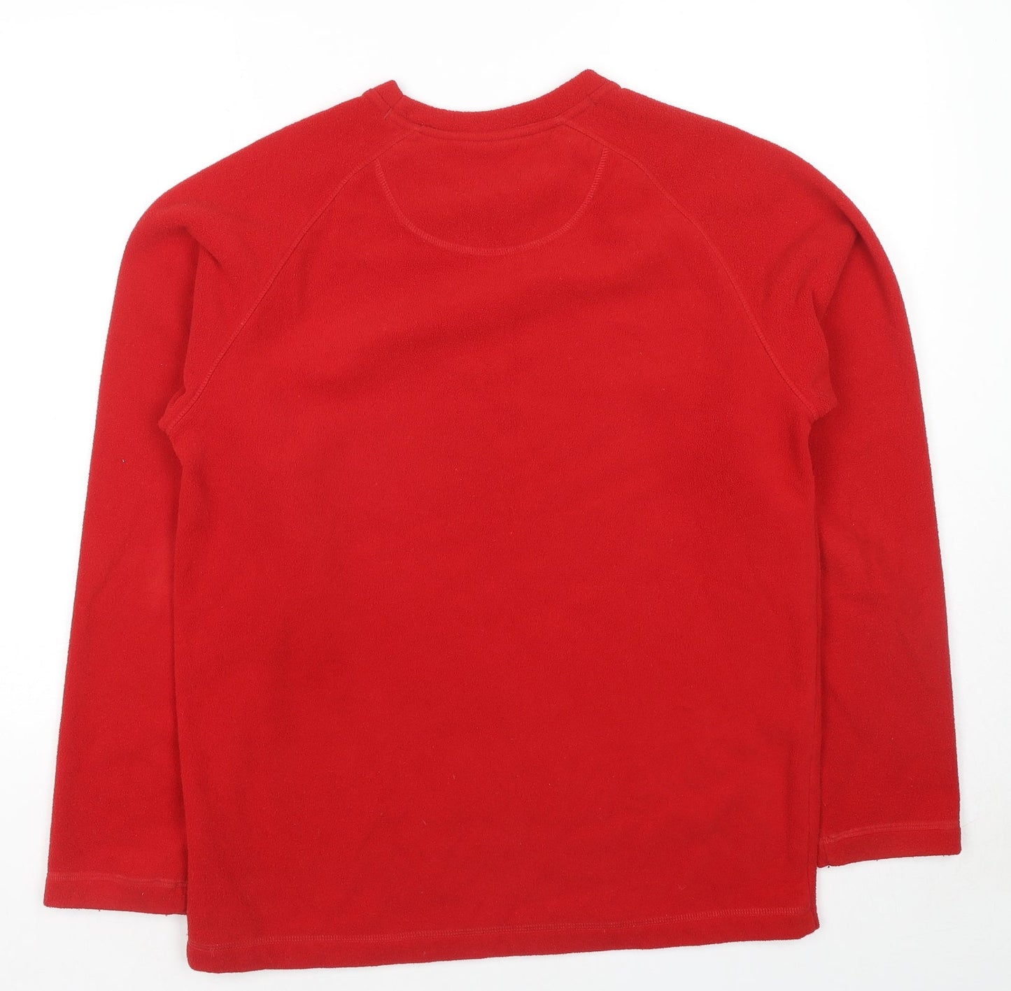 Blue Harbour Mens Red Polyester Pullover Sweatshirt Size S