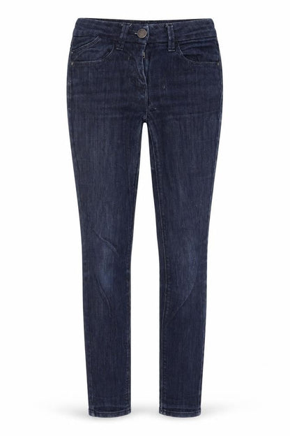 Marks & Spencer Womens Blue Cotton Jegging Jeans Size 8 L38 in Regular Zip