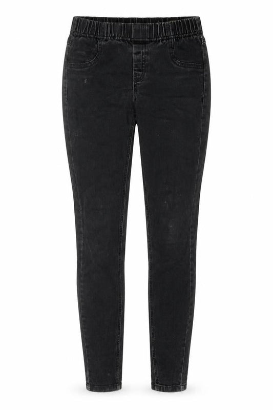 Mango Womens Black Cotton Jegging Jeans Size 6 L28 in Regular