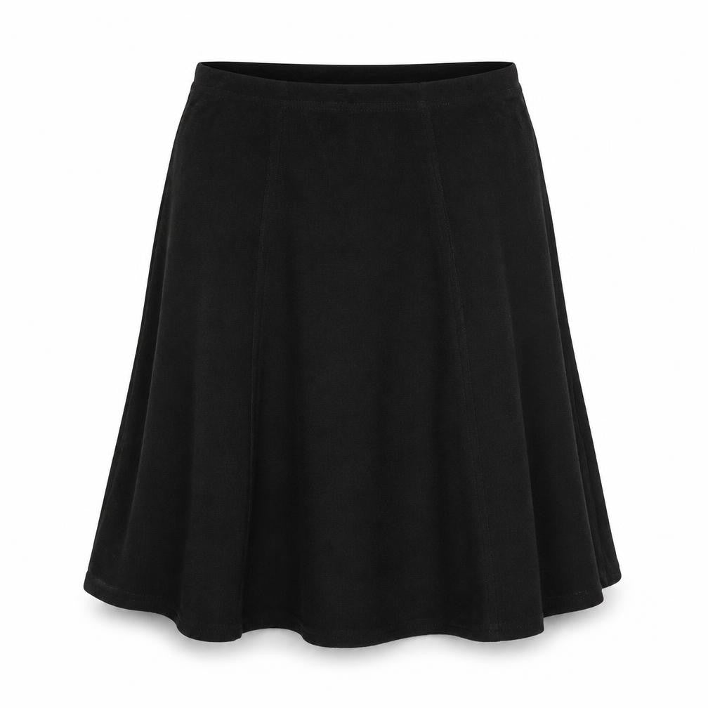 Julipa Womens Black Polyester Flare Skirt Size 14