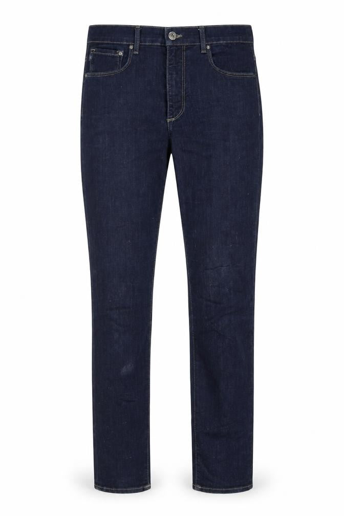 H&M Womens Blue Cotton Straight Jeans Size 29 in L32 in Regular Zip - Pockets, Belt Loops