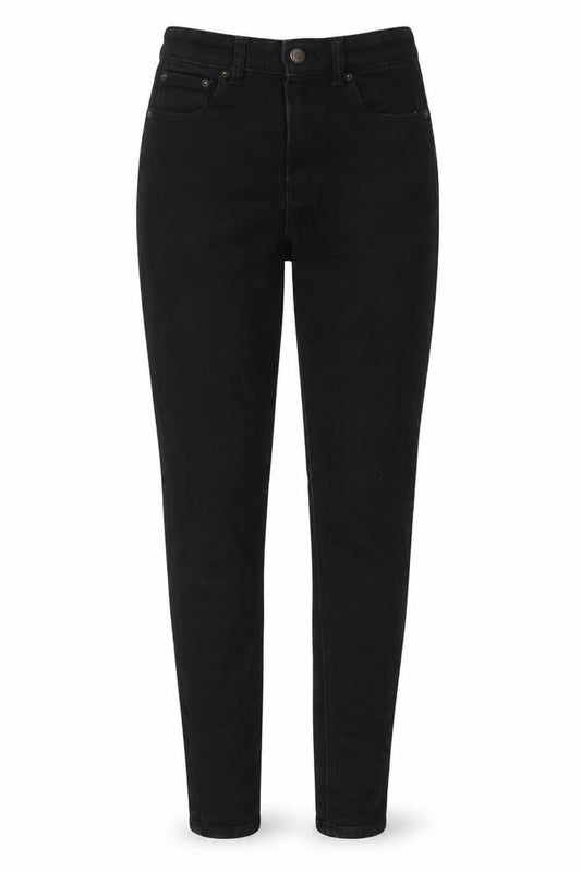 Pull&Bear Womens Black Cotton Skinny Jeans Size 6 L28 in Regular Zip - Pockets, Belt Loops