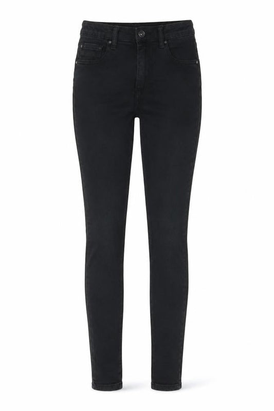 Toxik3 Womens Black Cotton Skinny Jeans Size 8 L29 in Regular Zip - Pockets, Belt Loops
