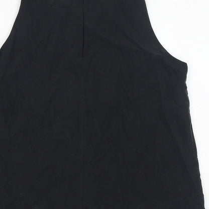 Per Una Womens Grey Modal Basic Tank Size 10 Round Neck