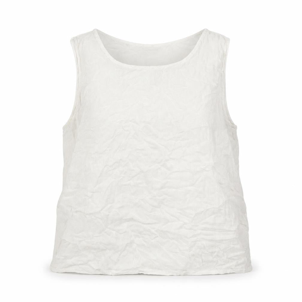 Spring Womens White Viscose Basic Tank Size 16 Roll Neck