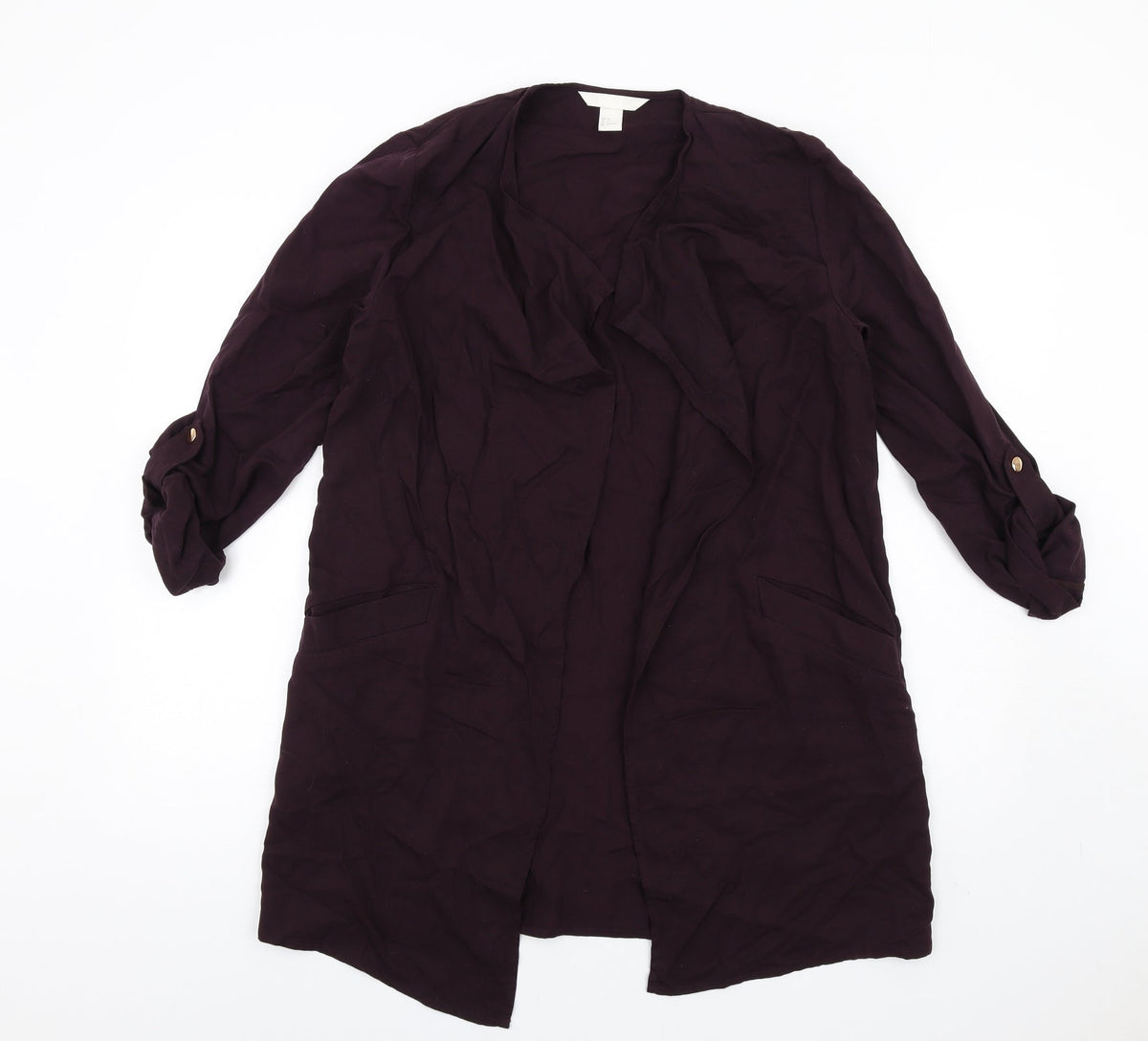 H&M Womens Purple Jacket Size 8