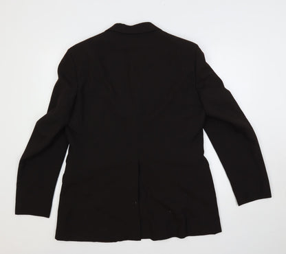 Hepworths Mens Brown Wool Jacket Suit Jacket Size 40 Regular